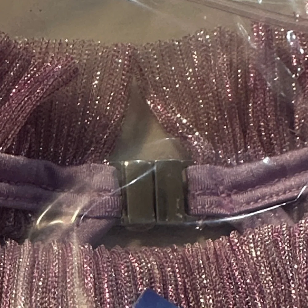 CM Double platinum 2‎ piece Lilac Shimmer Mesh Lyrical Dance Costume Long Sleeve